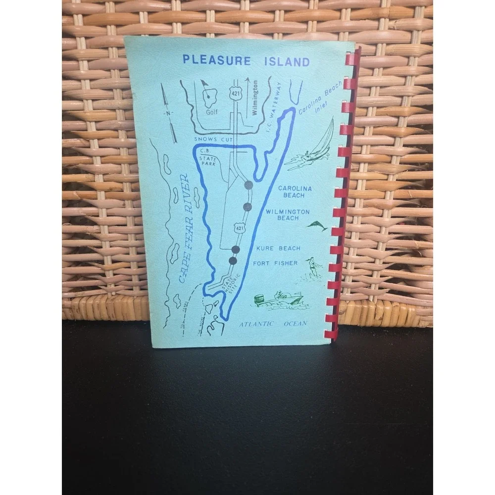 Pleasure Island Cookbook Carolina Beach, NC 1975 Ellen Hester Photos History